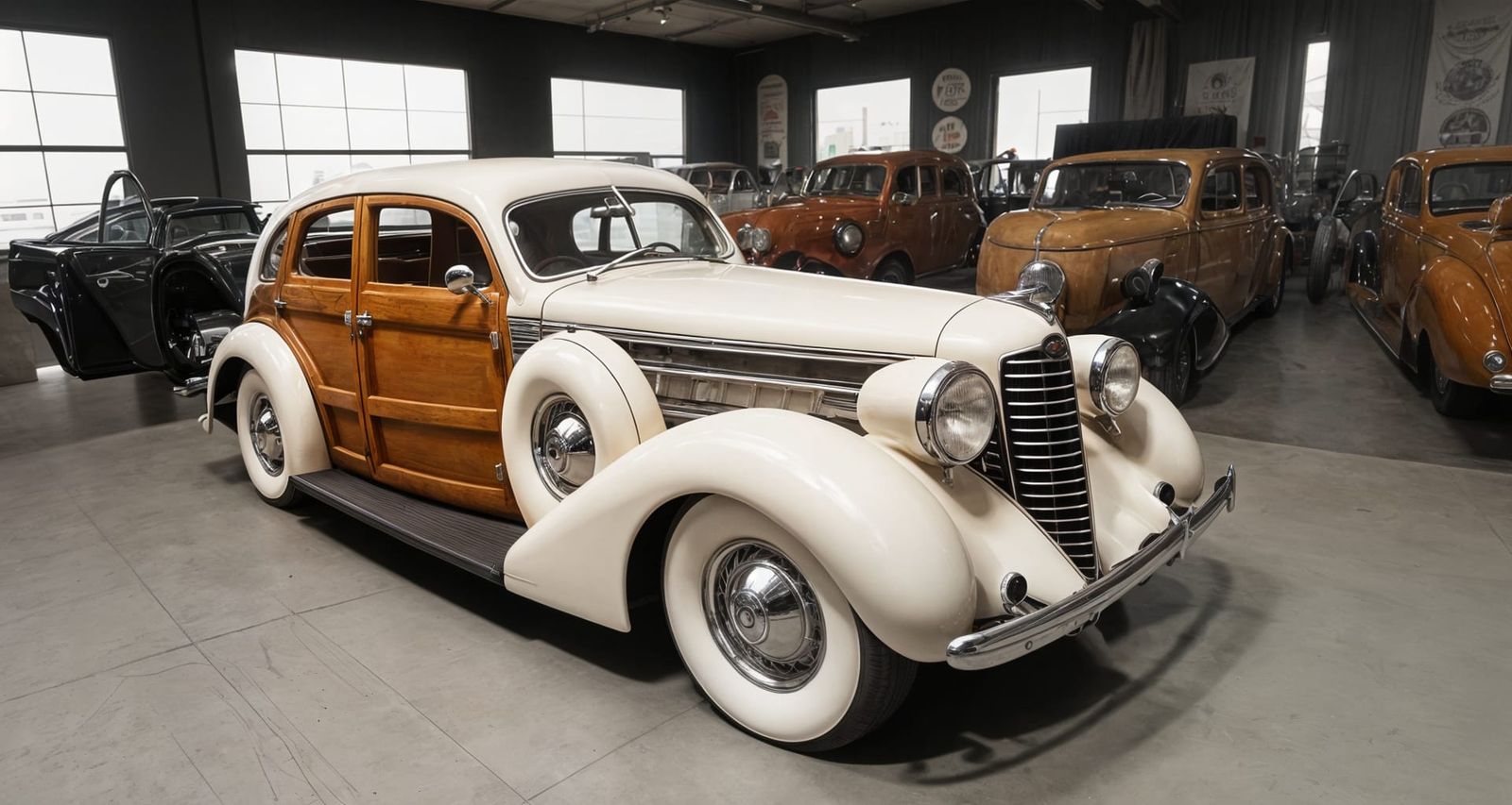 Elegant 1937 Duesenberg Art Deco Fastback