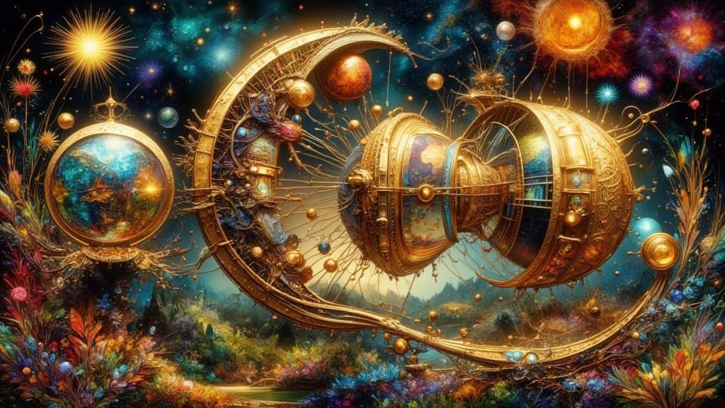 Steampunk Parallel Worlds in Sidereal Dance