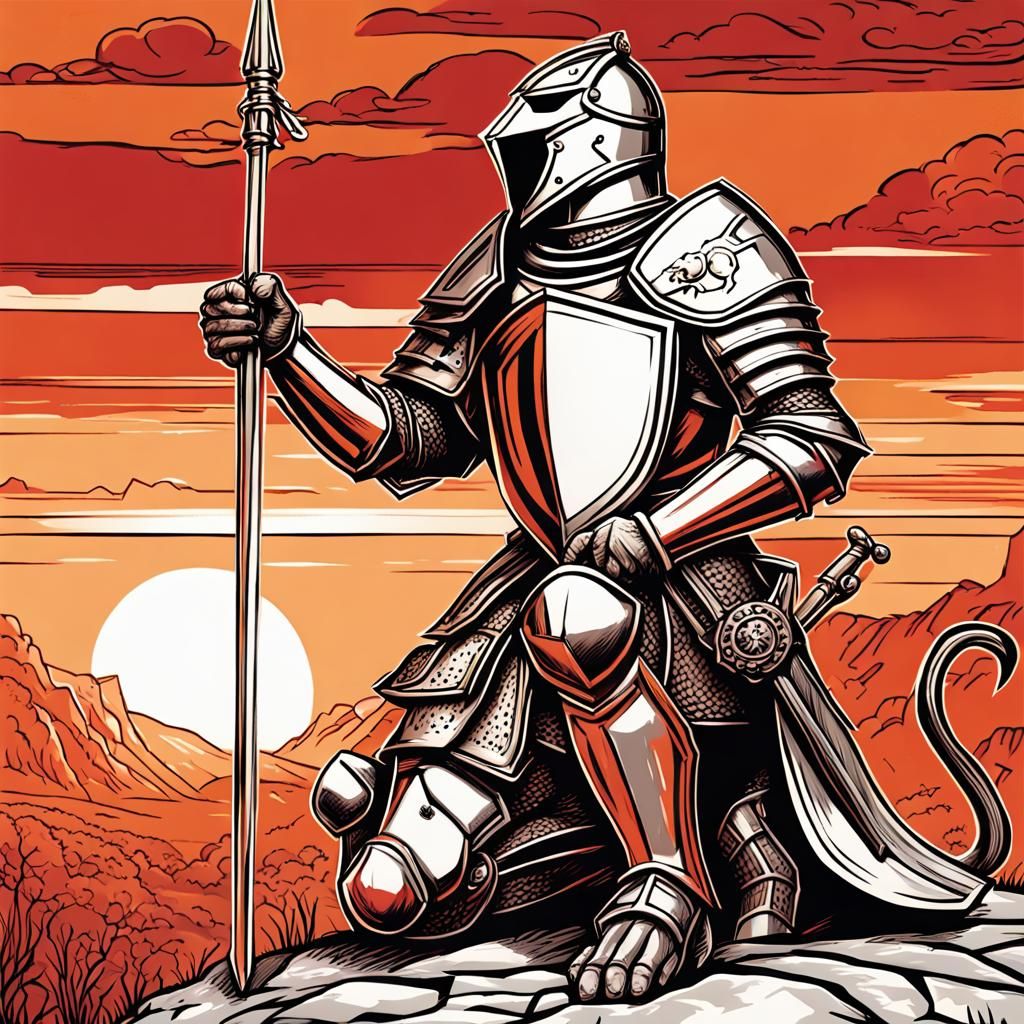 Knight's Sunset Oath on Post-Battlefield