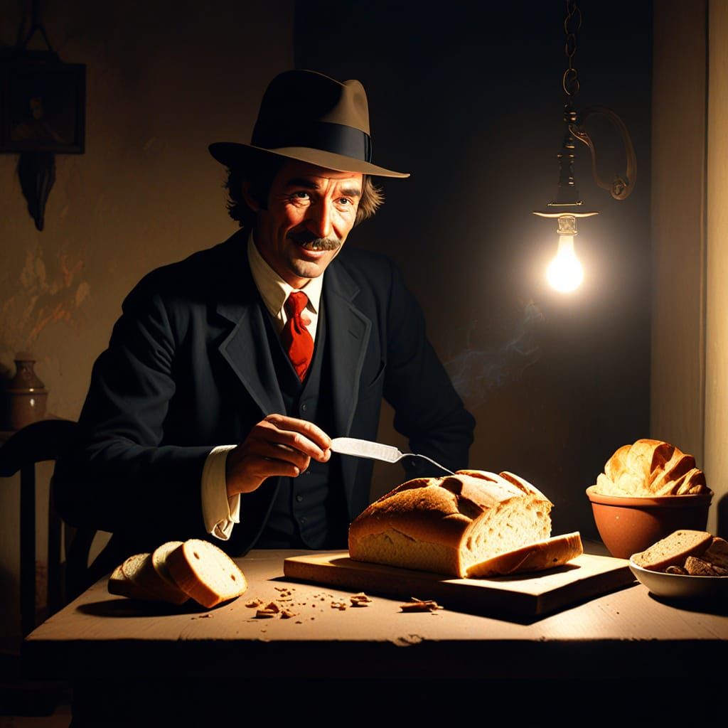 He was so crooked he sliced bread with a corkscrew