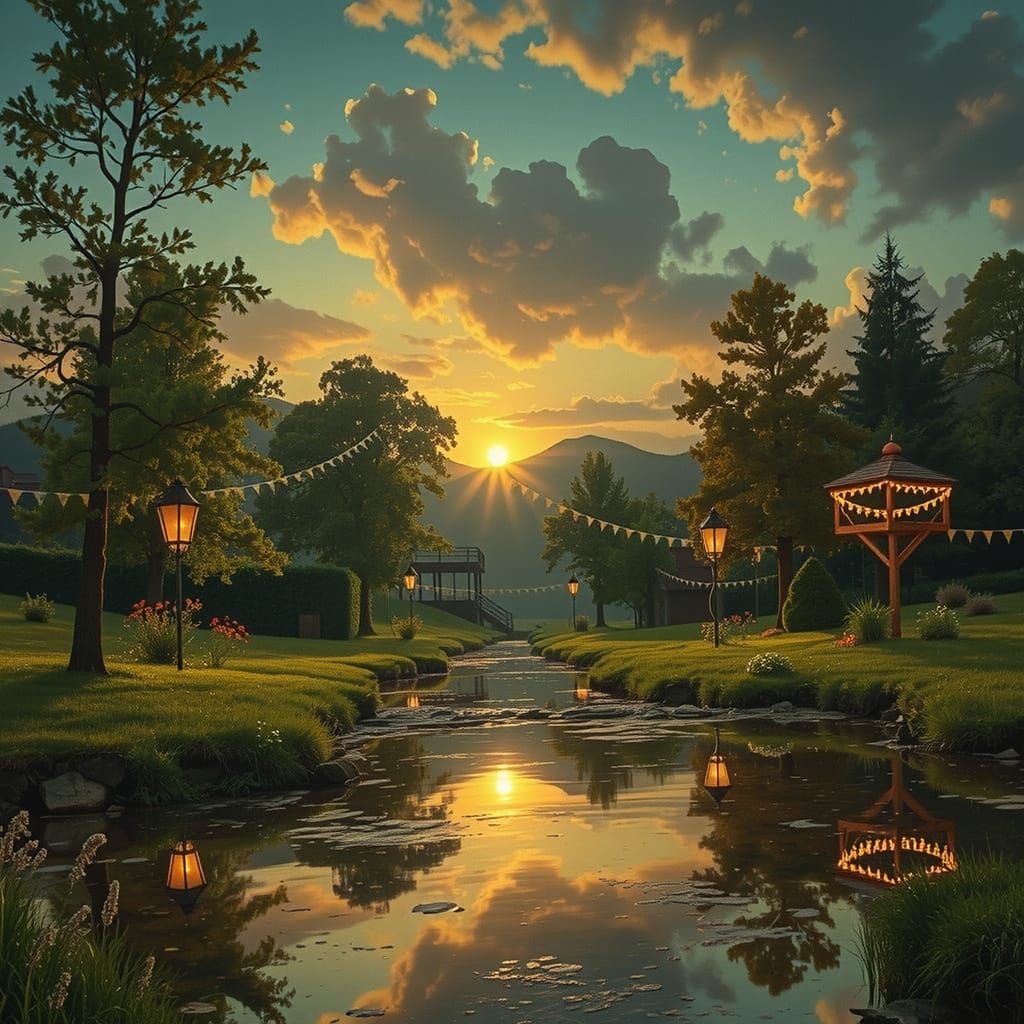 Oktoberfest Maiden in Dirndl Dress with Beer