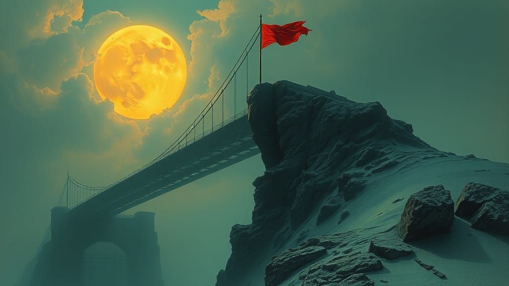 Surreal Album Art in Art Nouveau Style