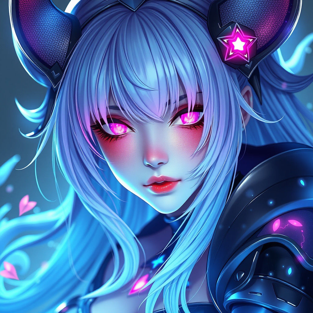 Detailed 3D Anime Art of Nyx