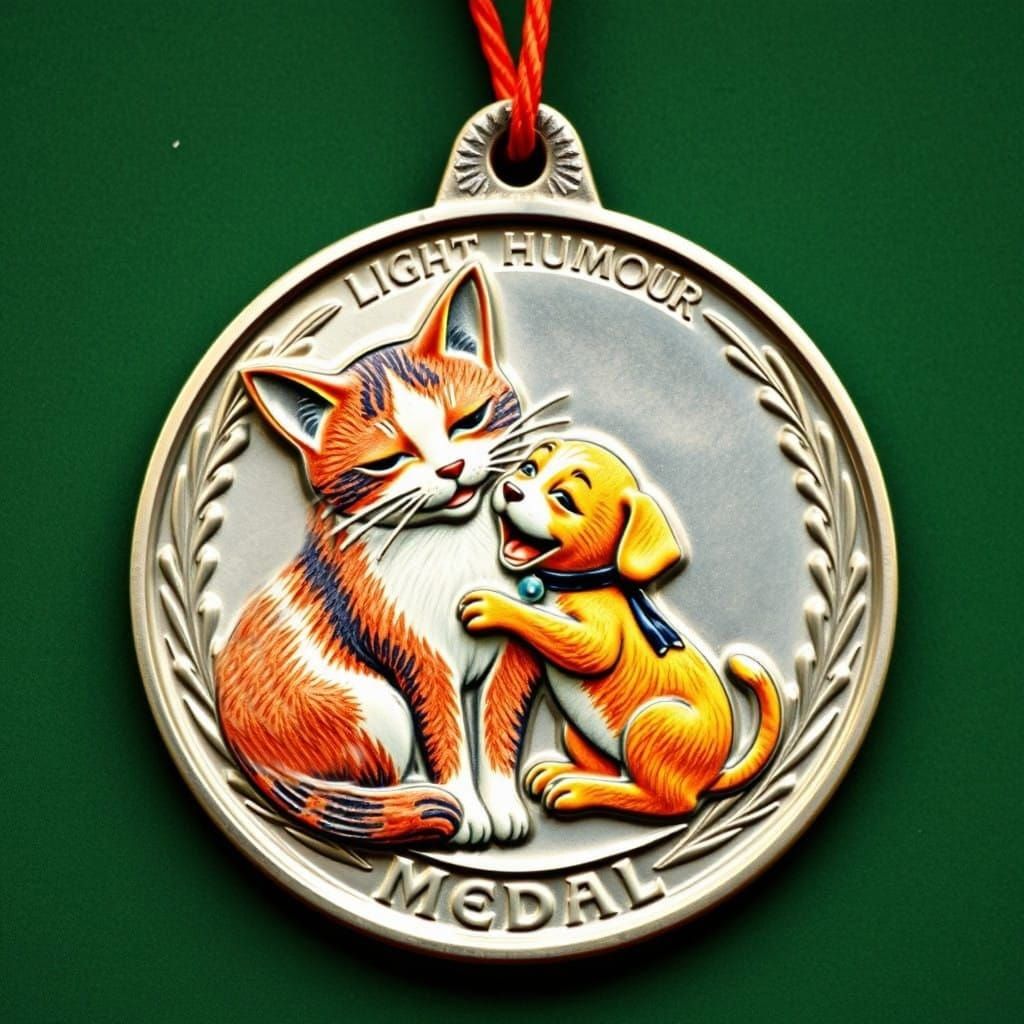 CAT CLAN LOCKALYL'S MEDAL FOR LIGHT HUMOUR