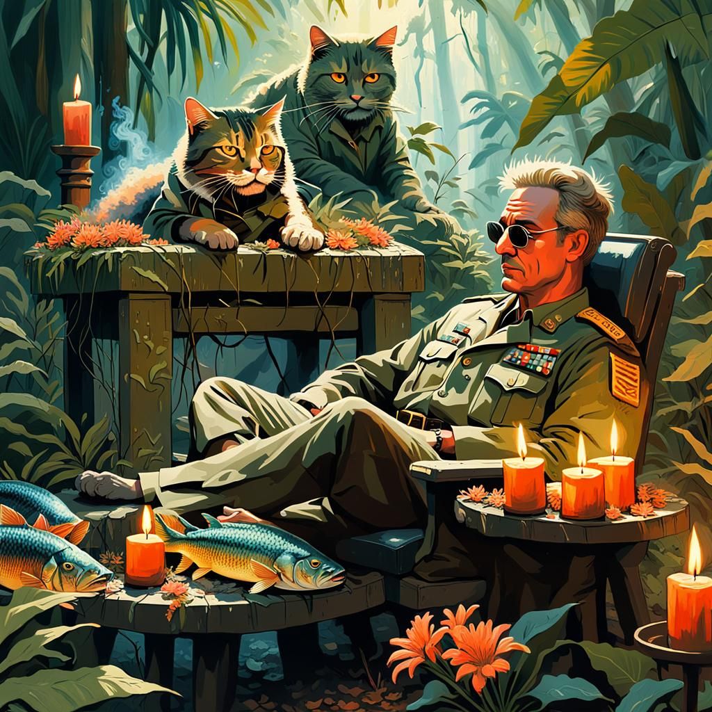Jungle Soldier Finds Cat God in Vietnam