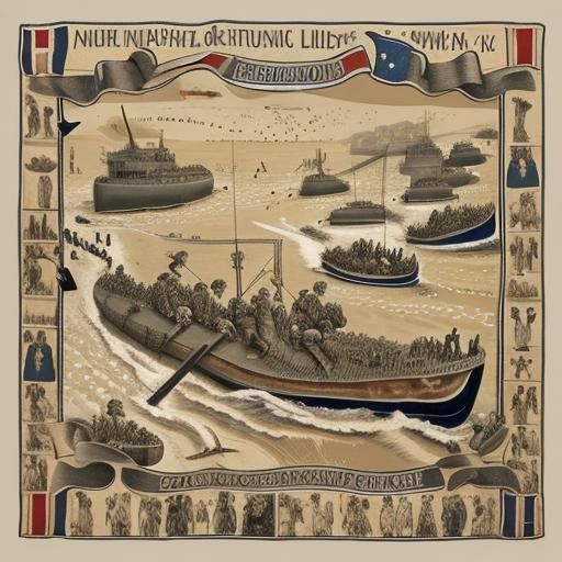 D-Day Landings as Bayeux Tapestry