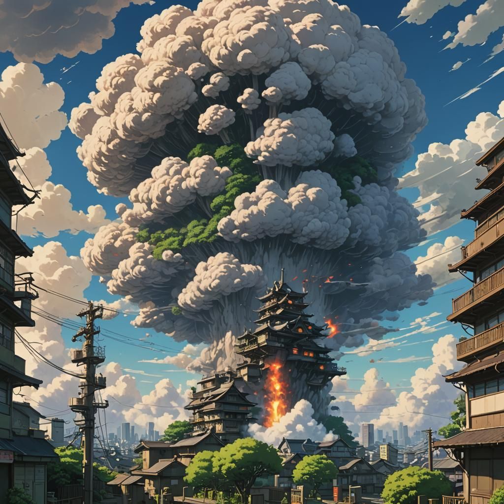 Mushroom Cloud Over Tokyo: Studio Ghibli Anime