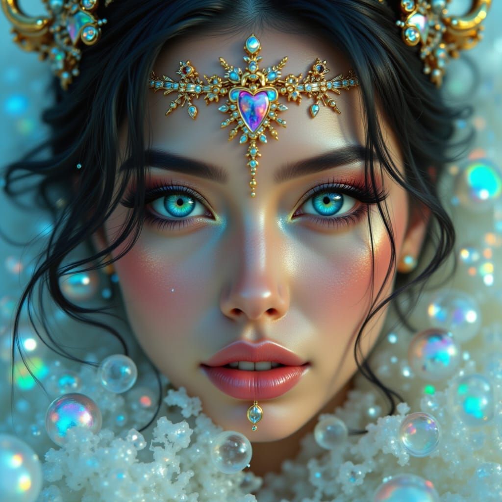 Gorgeous Otherworldly Beauty in Digital Art Style