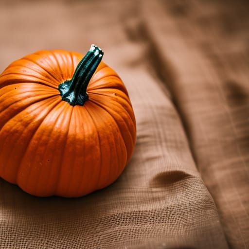 Stunning Pumpkin Photograph with Bokeh and Natural Light