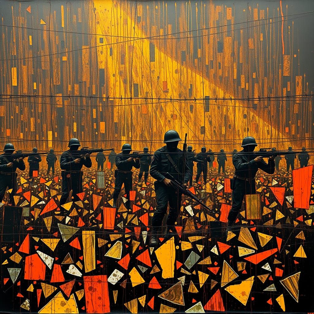 Abstract Soldiers in a Minefield of Broken Glass