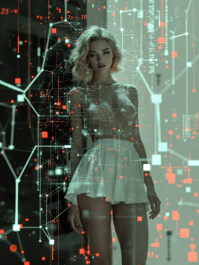 Digital Glitch Art: Fractured Reality with Data Streams