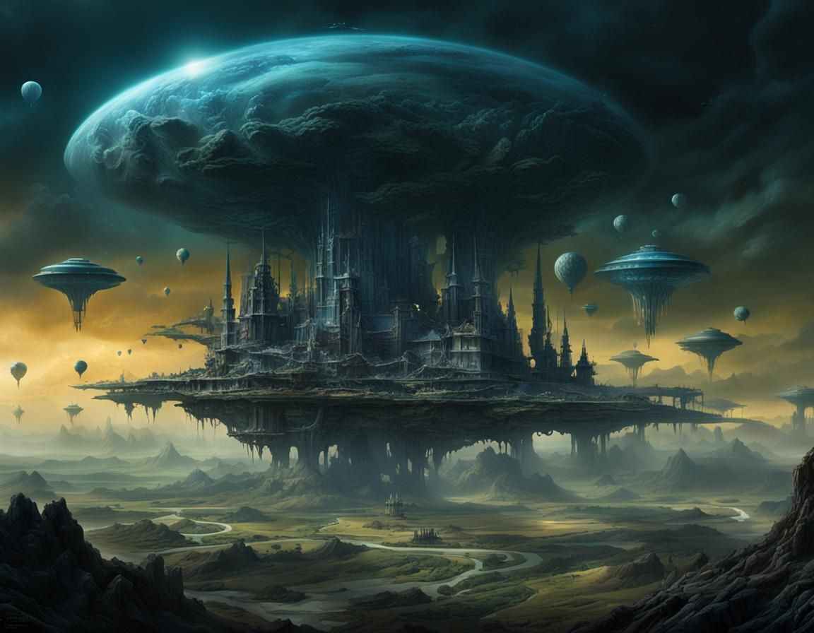 Miniature Alien Sci-Fi World in Unreal Engine