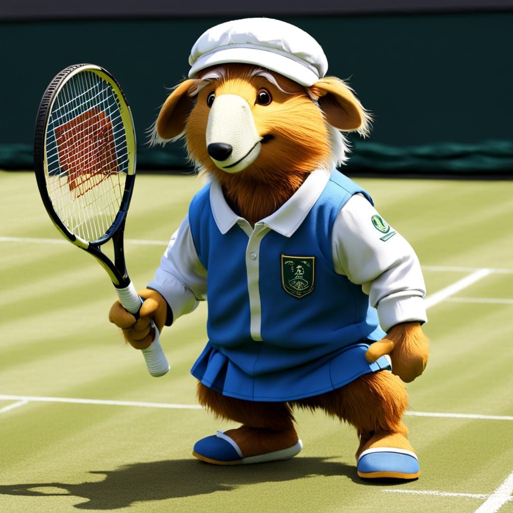 Wombles Play Tennis at Wimbledon
