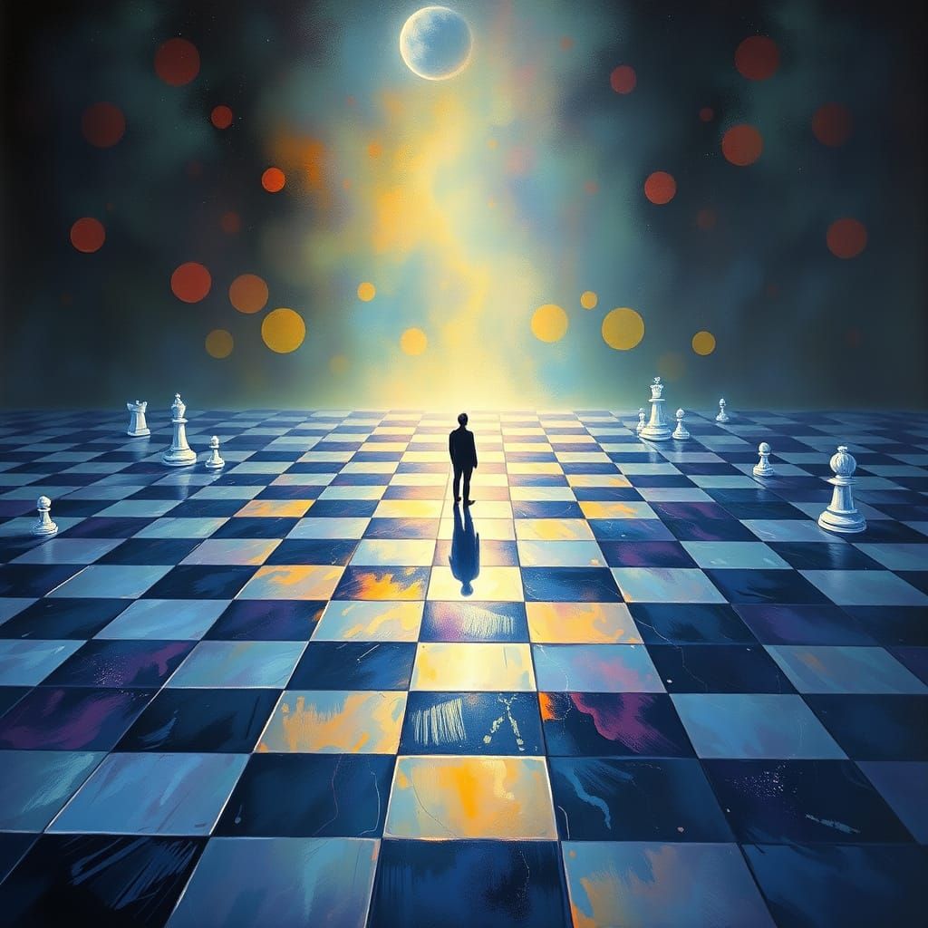 Surreal Chessboard of Memories and Dreams
