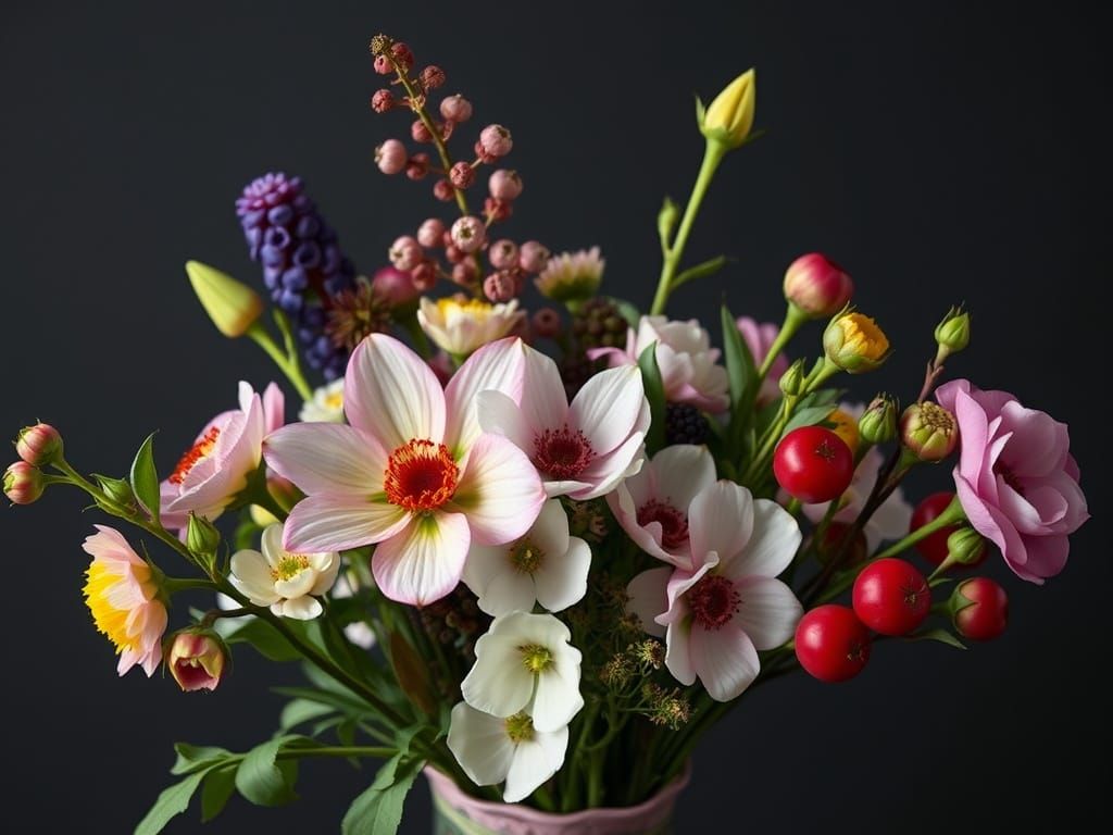 Weird and Cool Natural Floral Bouquet