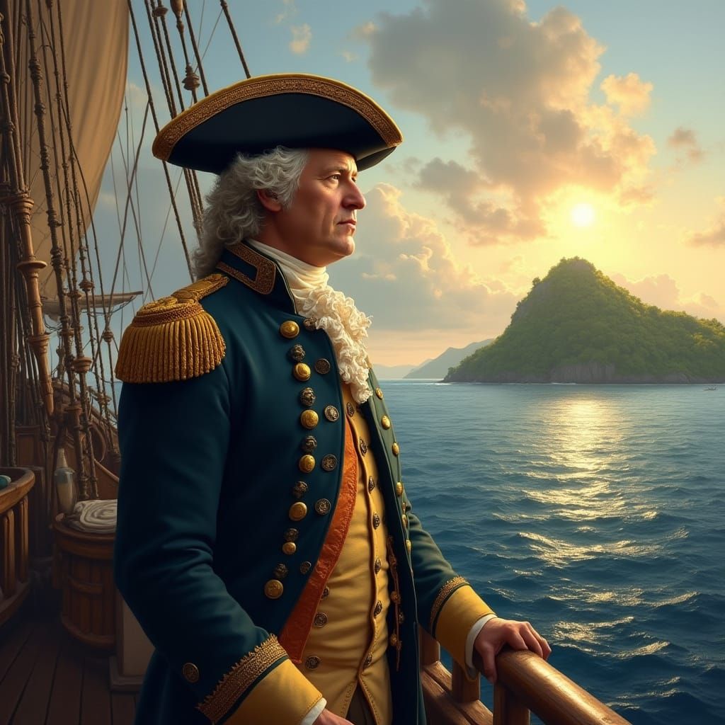 18th Century Naval Officer Embarks on Pacific Voyage
