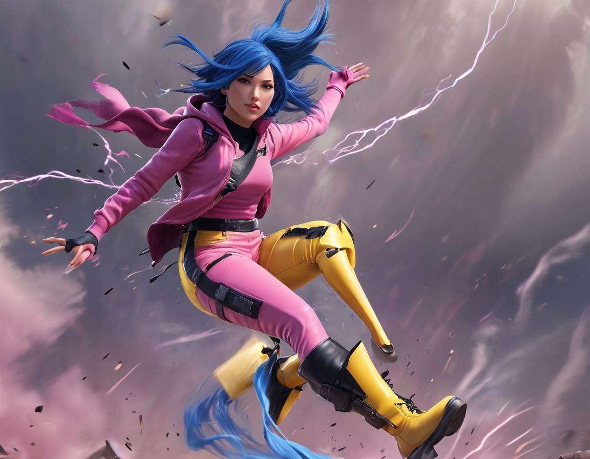 Character falling apart....