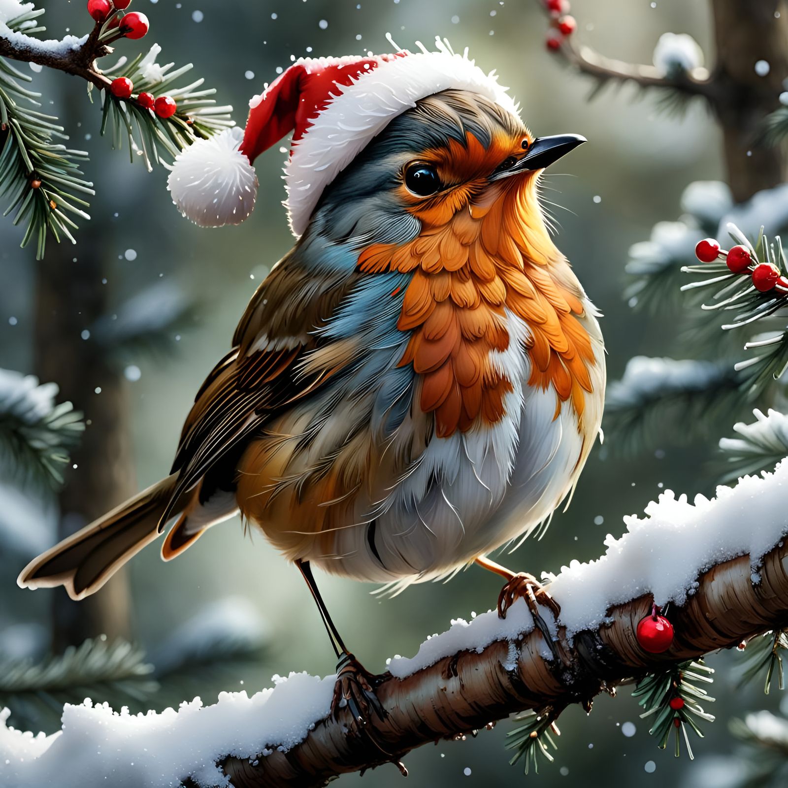 Christmas robin