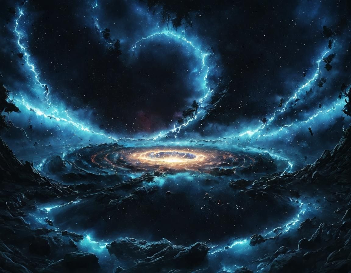 Stellar Abyss: A Detailed Anime Movie Still