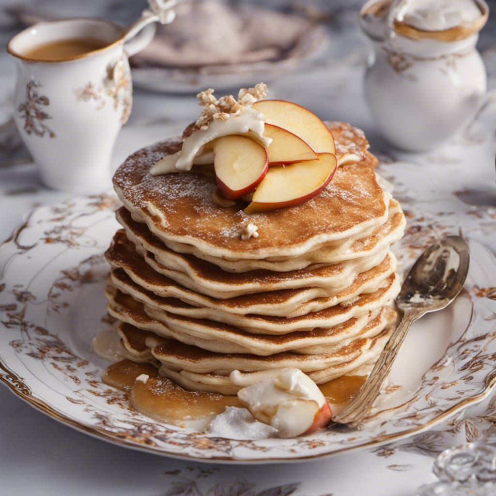 Apple Pancakes in Rococo Style
