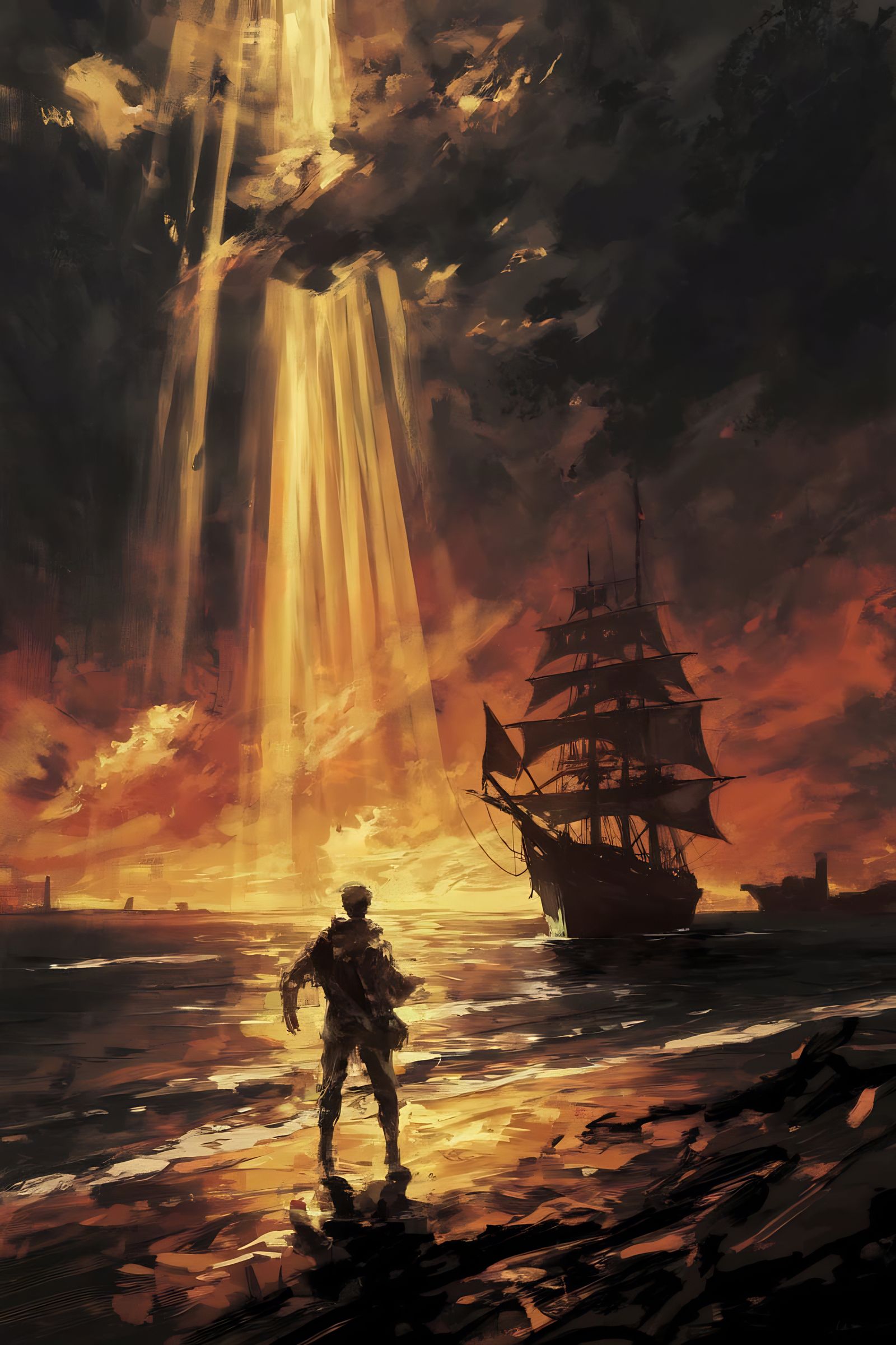 A Dramatic Baroque Scene in Vibrant Colors