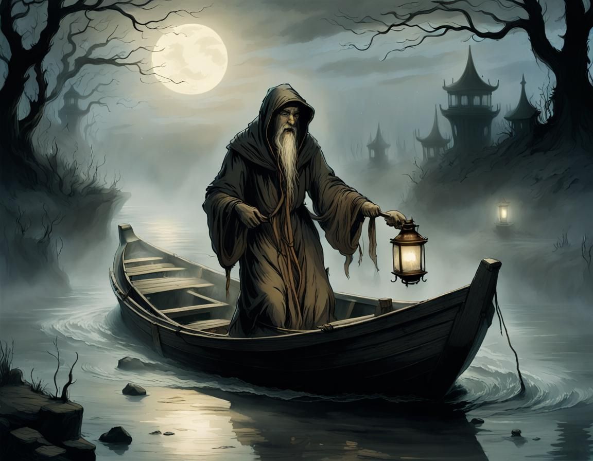 Charon on the River Styx: a Dark Fantasy