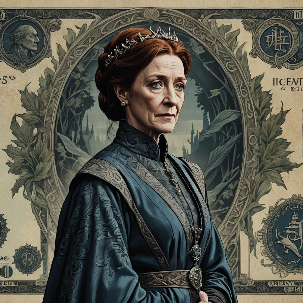 Catelyn Stark Game of Thrones Poster Art
