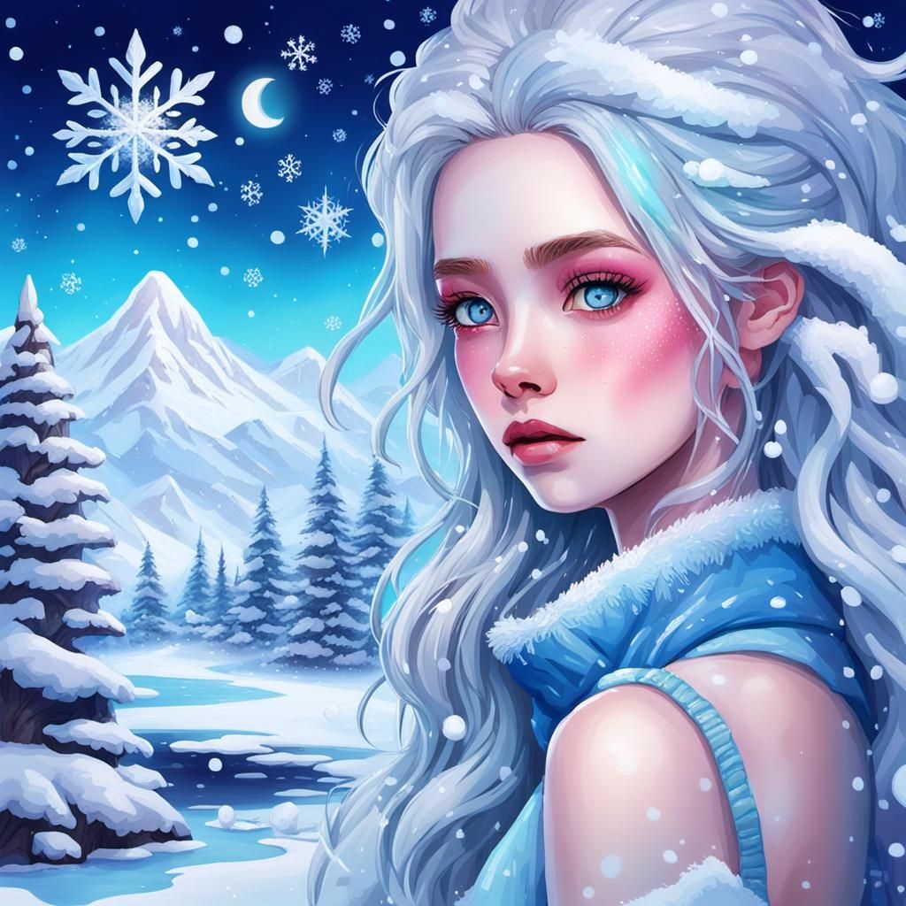 Winter Stormy Artistic Expression