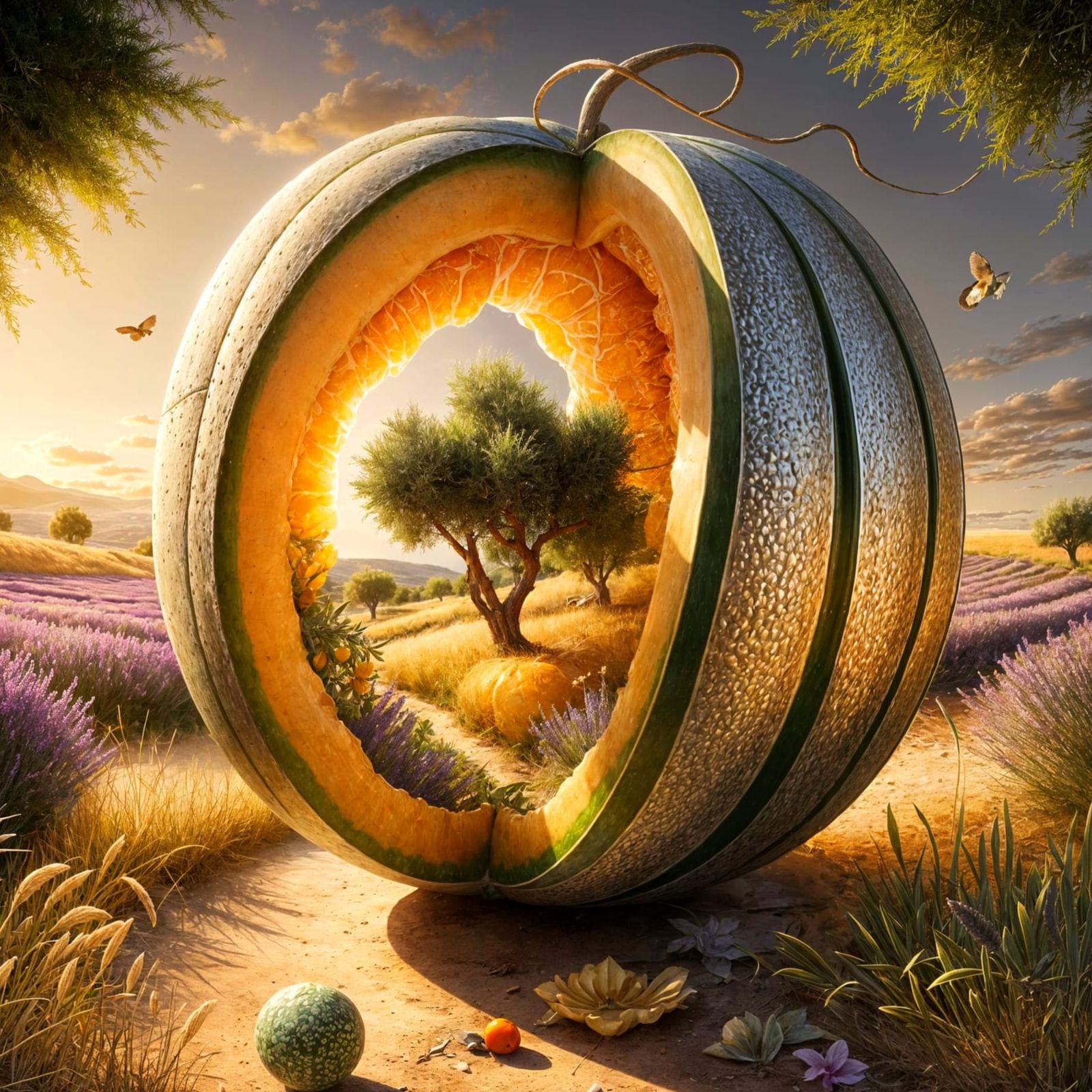Surreal Melon Reveals Summer Landscape Inside