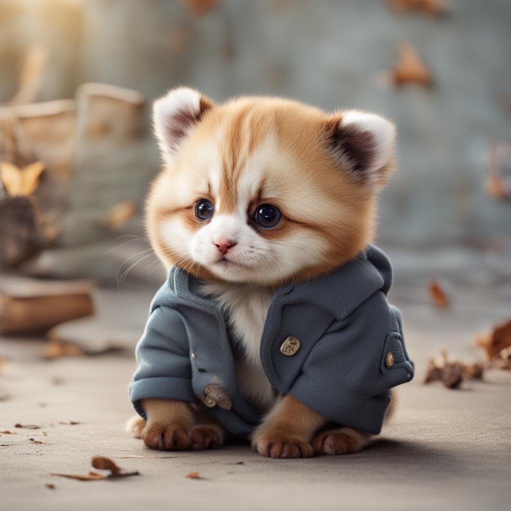 AI-Generated Image of Cuteness Overload