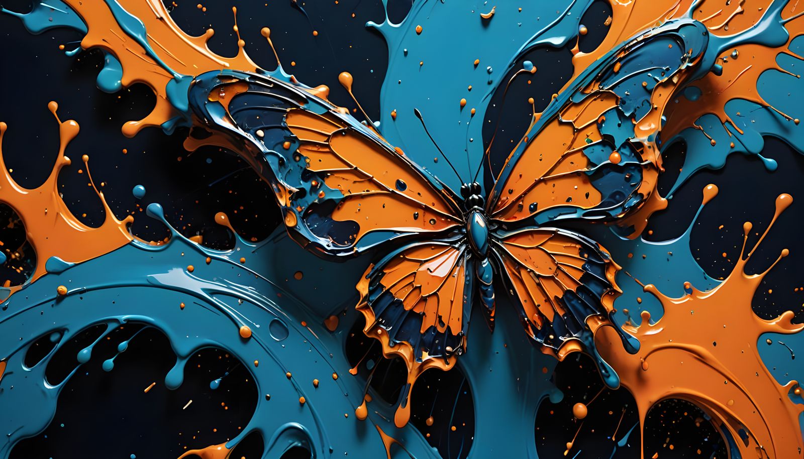 Cosmic Butterfly Emerges from Celestial Canvas