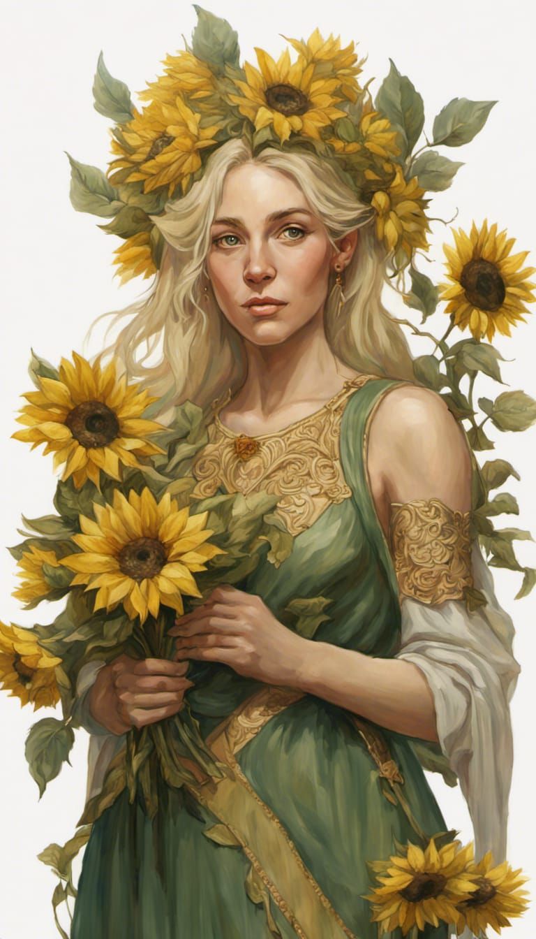 Sunflower Elf - female