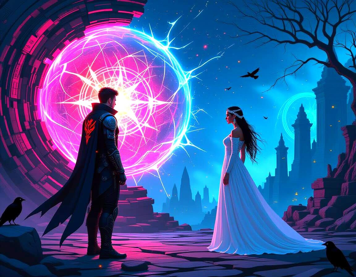 Cosmic Rift Between Light and Darkness