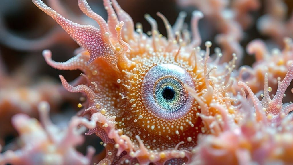 Surreal AI Quilliedpunk Creature with Exotic Details