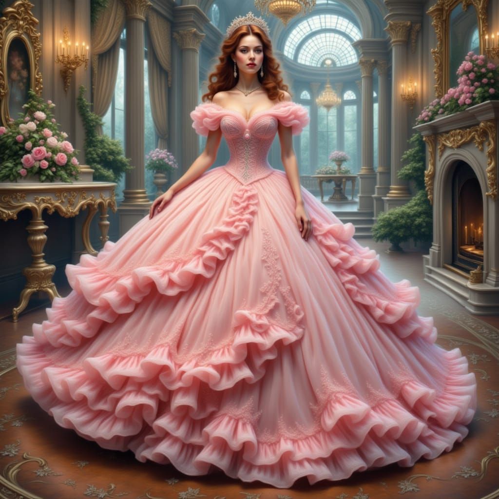 Southern Ball Gown in Whimsical Dreamscapes