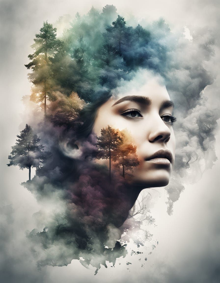 Mysterious Nordic Woman Disappears into Smoke