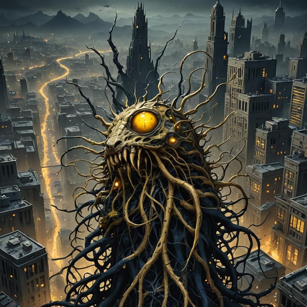 Toxoplasma Gondii Amygdala Infection: Biological Horror Art