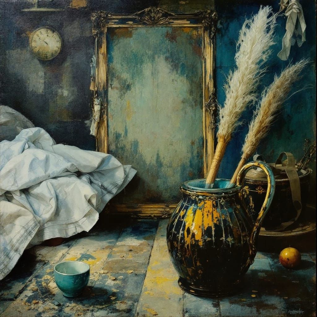 Dutch Golden Age Realism Fishing Harbor