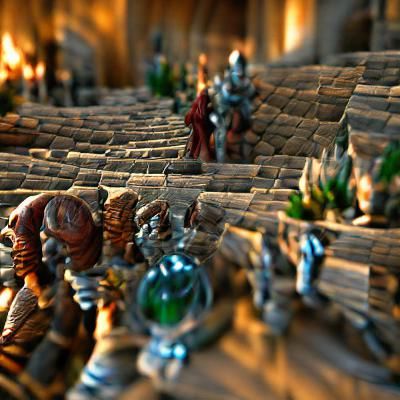 Fantasy Scene with Depth of Field