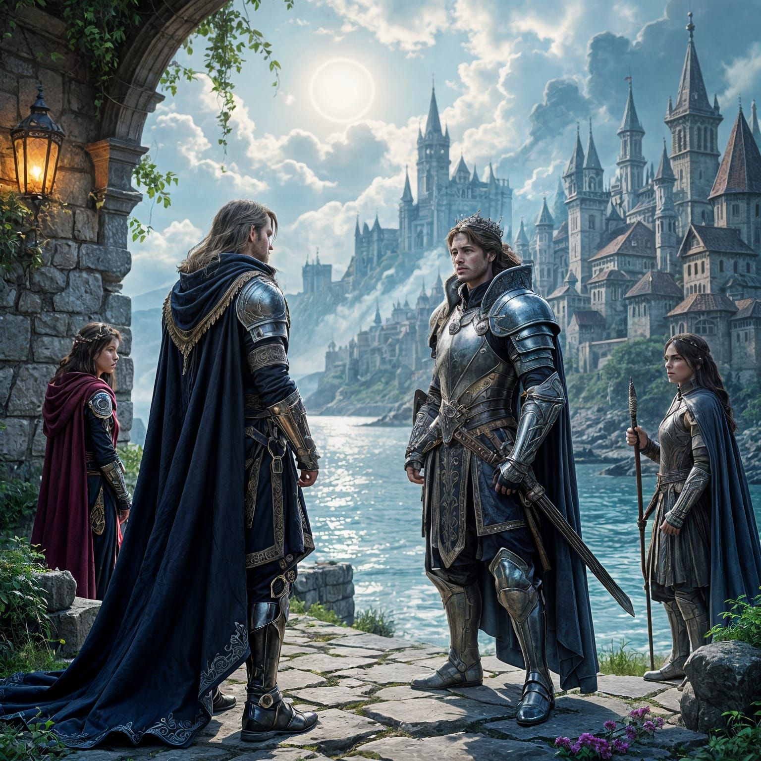 Mystical Unicorn Reveals Truth in Coastal City