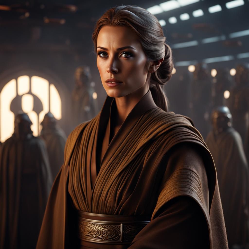 Female Jedi Knight in Epic Cinematic Style