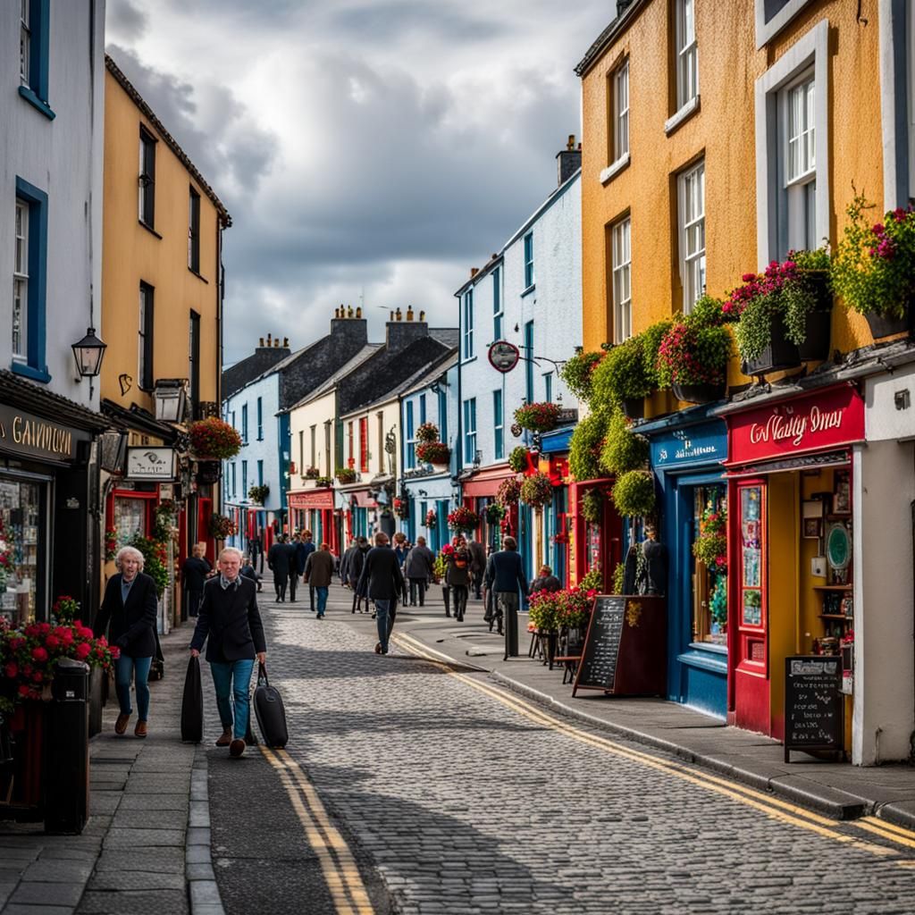 Galway Street Performers in Ireland: Professional Photograph...