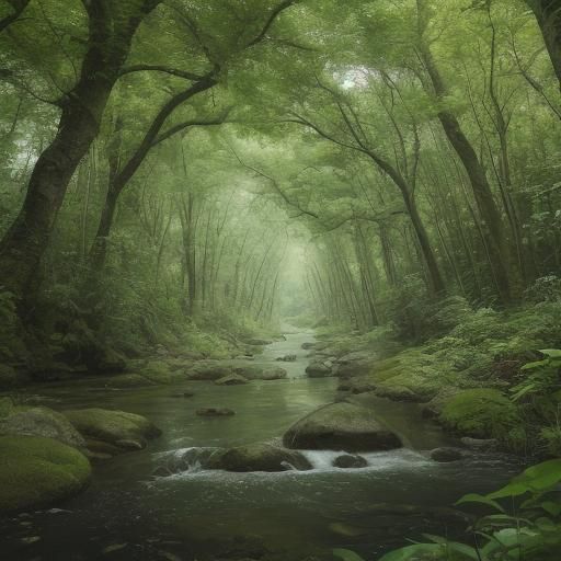 AI Generated Nature Landscape