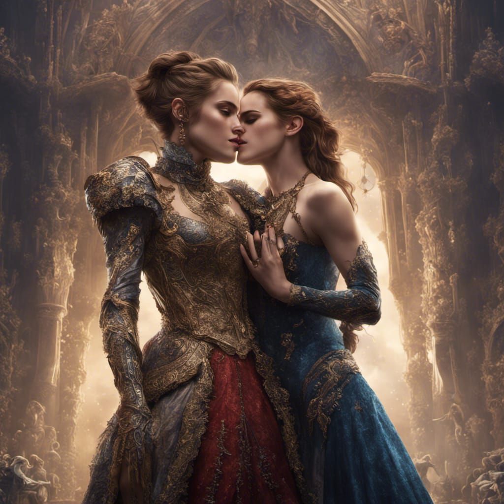 Kristen Stewart and Emma Watson: Fantasy Art