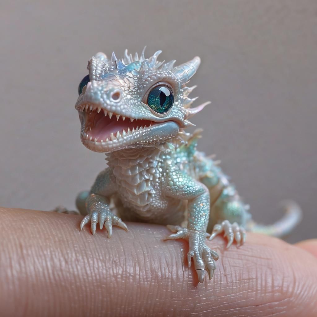Pearly Baby Dragon Macro Photography