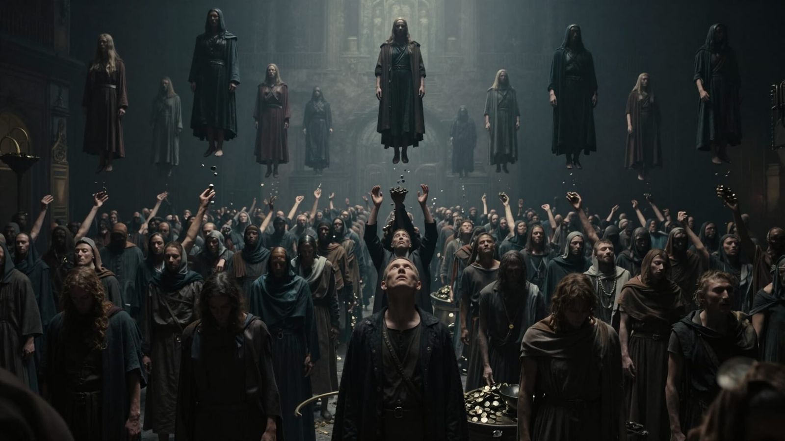 Dystopian Tableau of Power and Submission