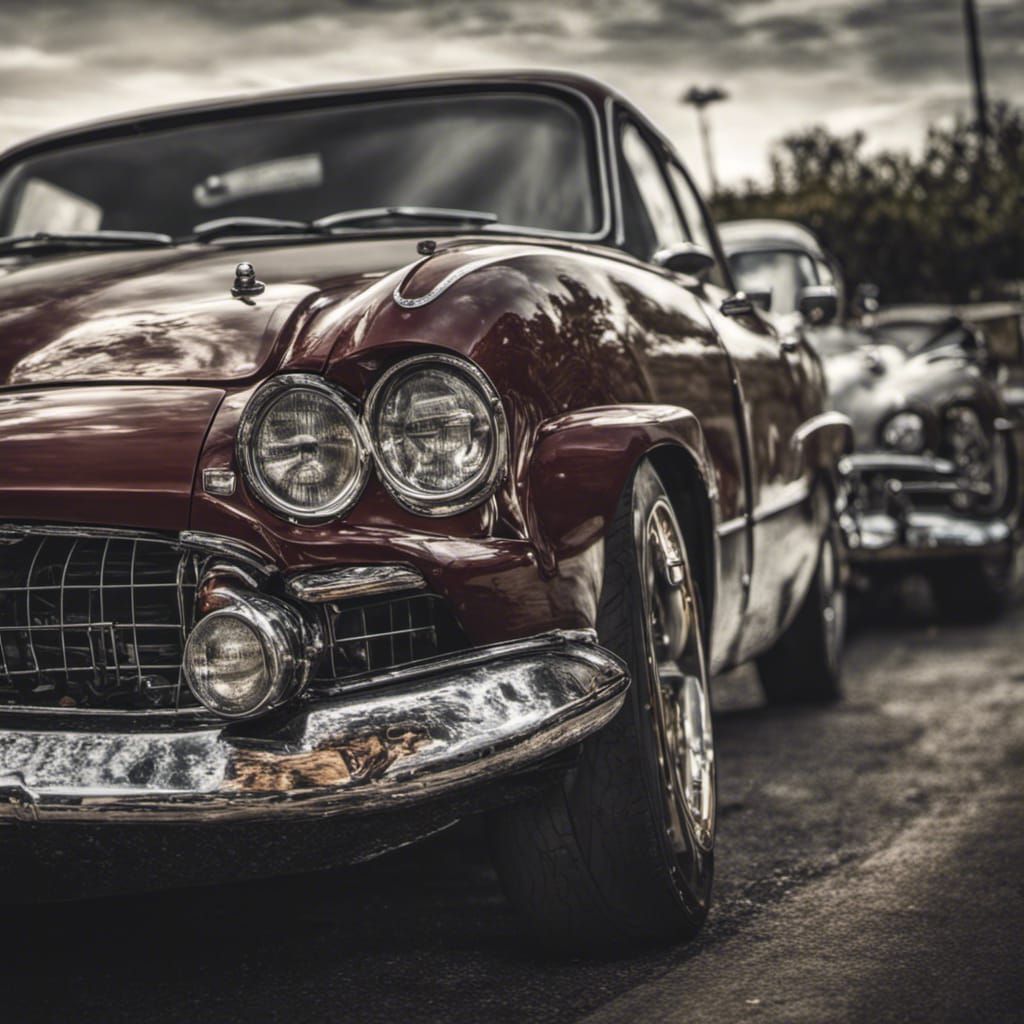 Hyperrealistic Cars in Perfect Composition