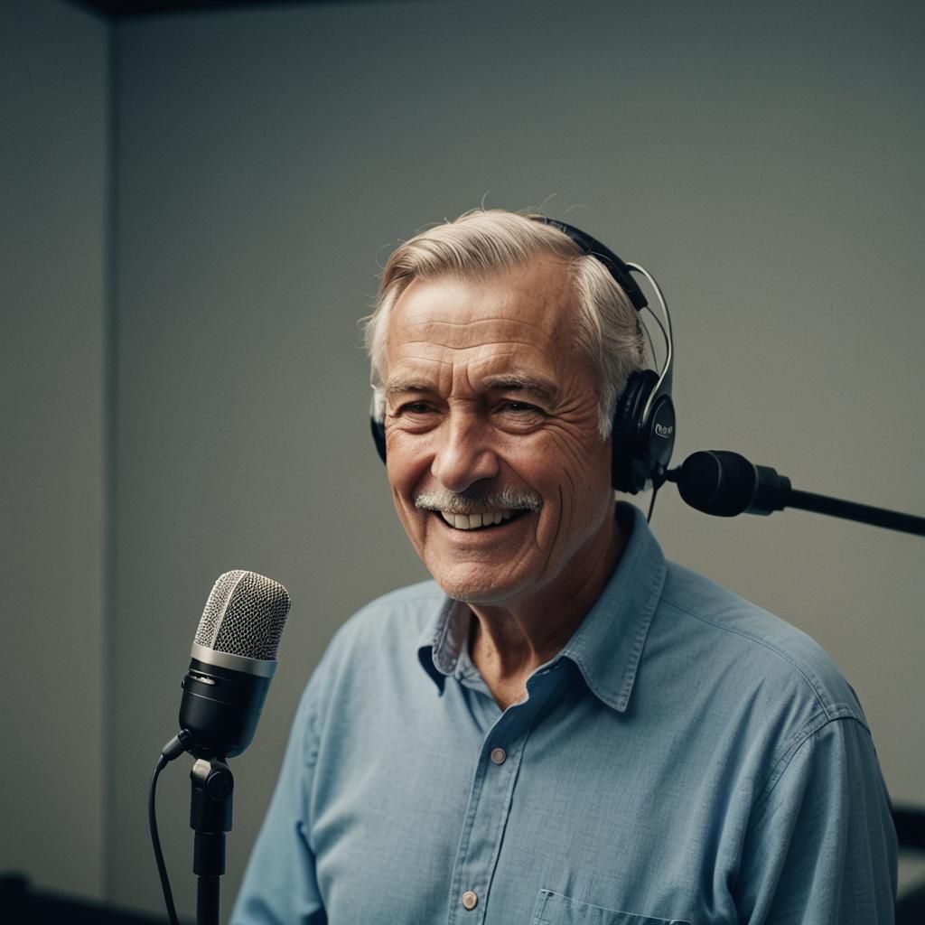 Senior Recording Artist in Studio: Cinematic Portrait