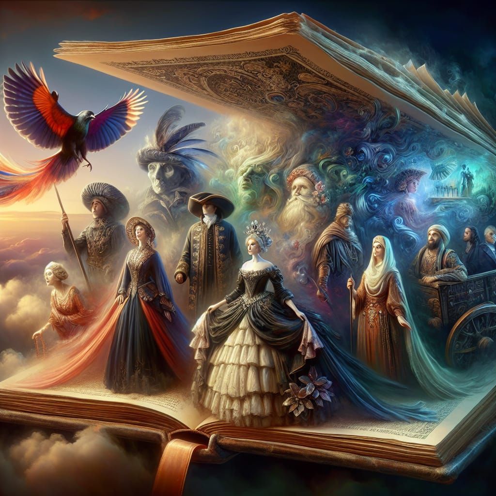 Surreal Book of Ages: Historical Narratives Unveiled