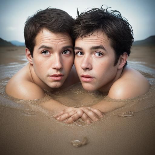 Men in Quicksand: Professional Portrait Photography